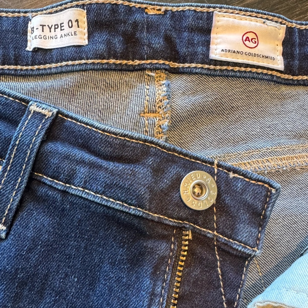 Ag Adriano Goldschmied B Type 1 Skinny Ankle Jeans 28x29 - Picture 7 of 9
